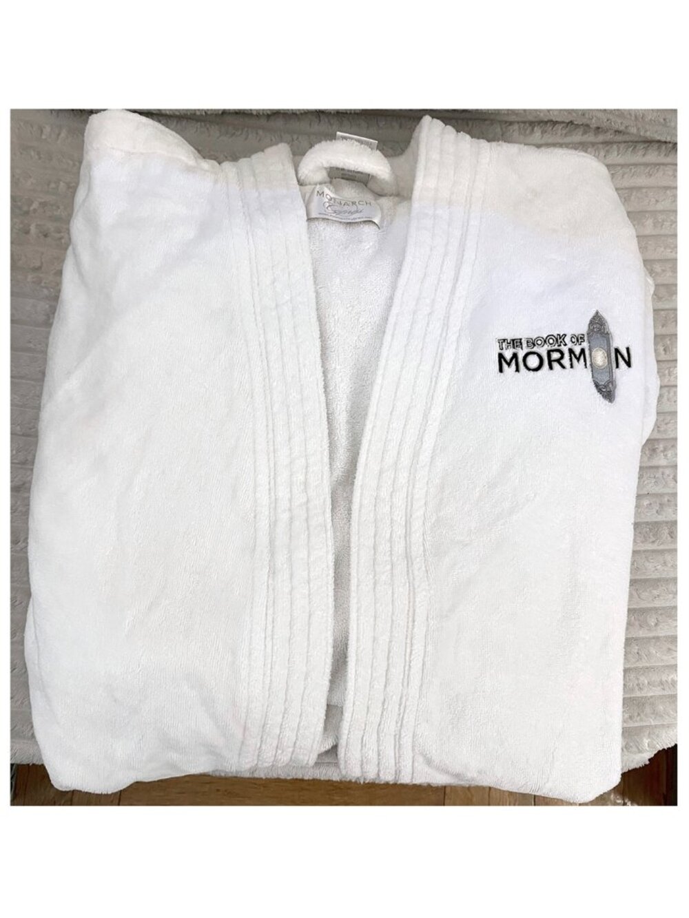 Monarch Cypress Book of Mormon Super Plush Bathrobe One Size
